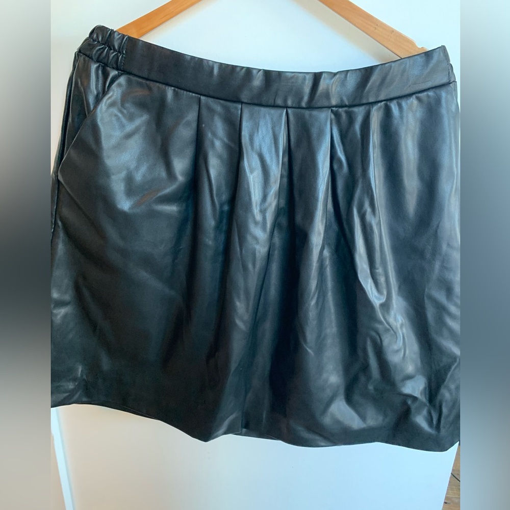 Vegan Leather Skirt XL NWT Joe Fresh